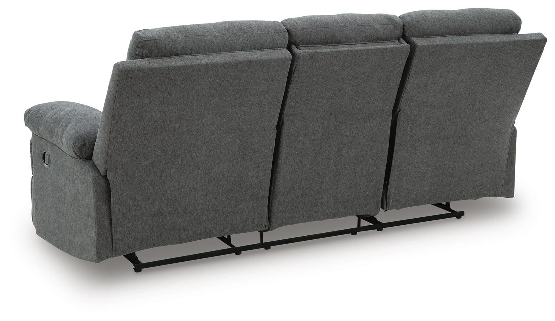 Side-Swipe Reclining Sofa with Drop-Down Table, Loveseat and Recliner Signature Design by Ashley® Living Room