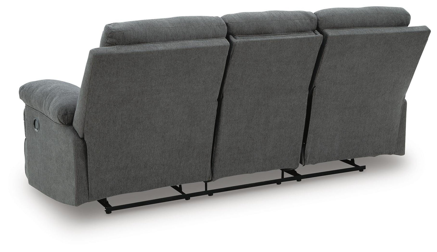 Side-Swipe Reclining Sofa with Drop-Down Table, Loveseat and Recliner Signature Design by Ashley® Living Room
