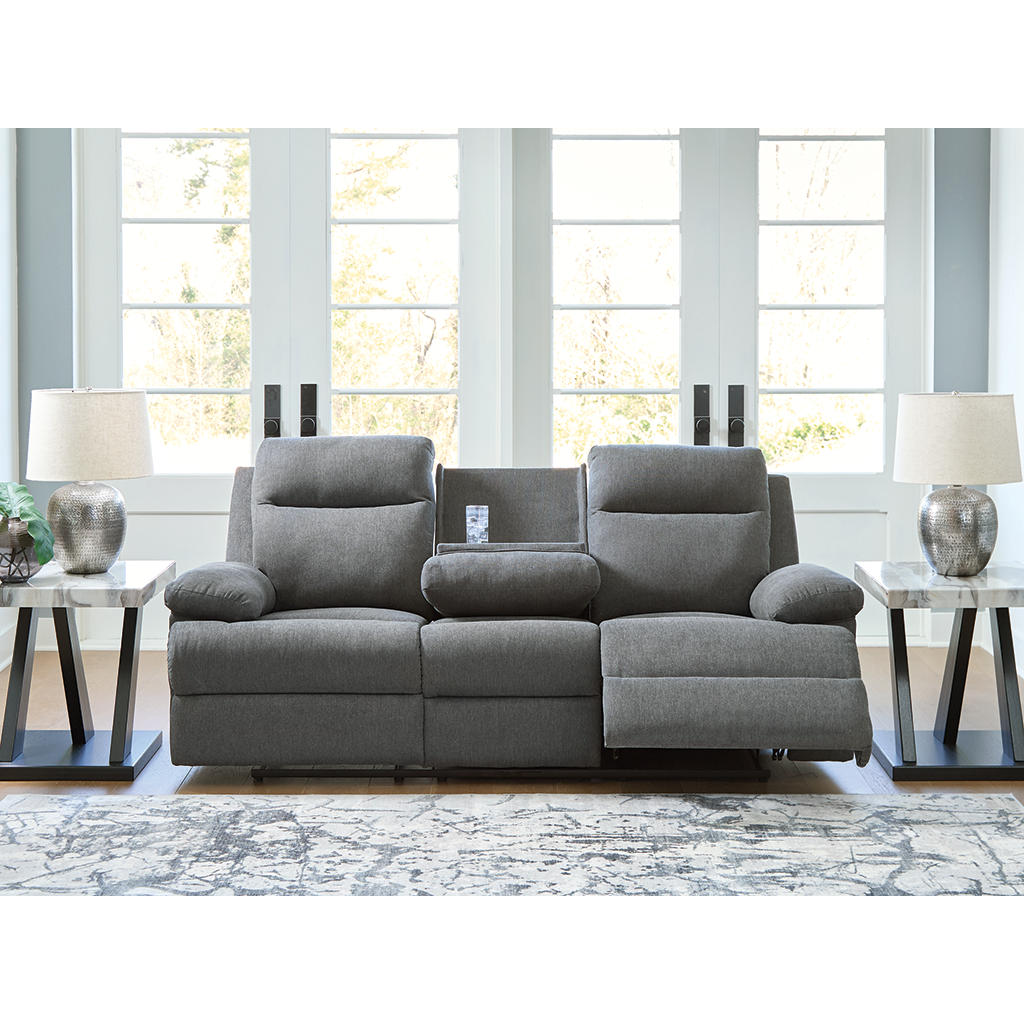 DOORBUSTER! Side-Swipe Reclining Sofa with Drop Down Table Signature Design by Ashley® Living Room