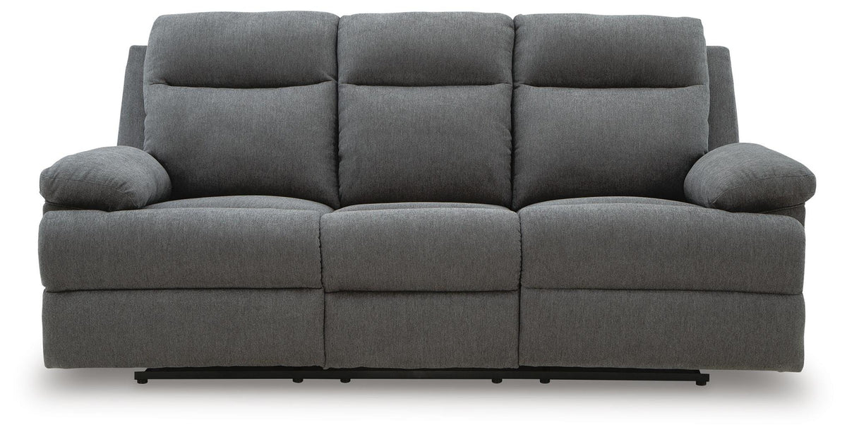Side-Swipe Reclining Sofa with Drop-Down Table, Loveseat and Recliner Signature Design by Ashley® Living Room