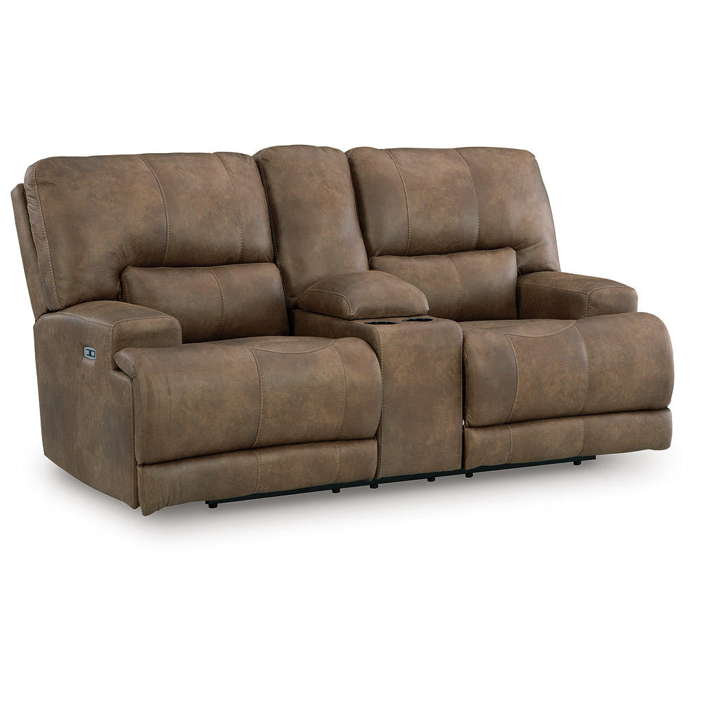 Beckley Place Power Reclining Loveseat with Console Signature Design by Ashley® Living Room