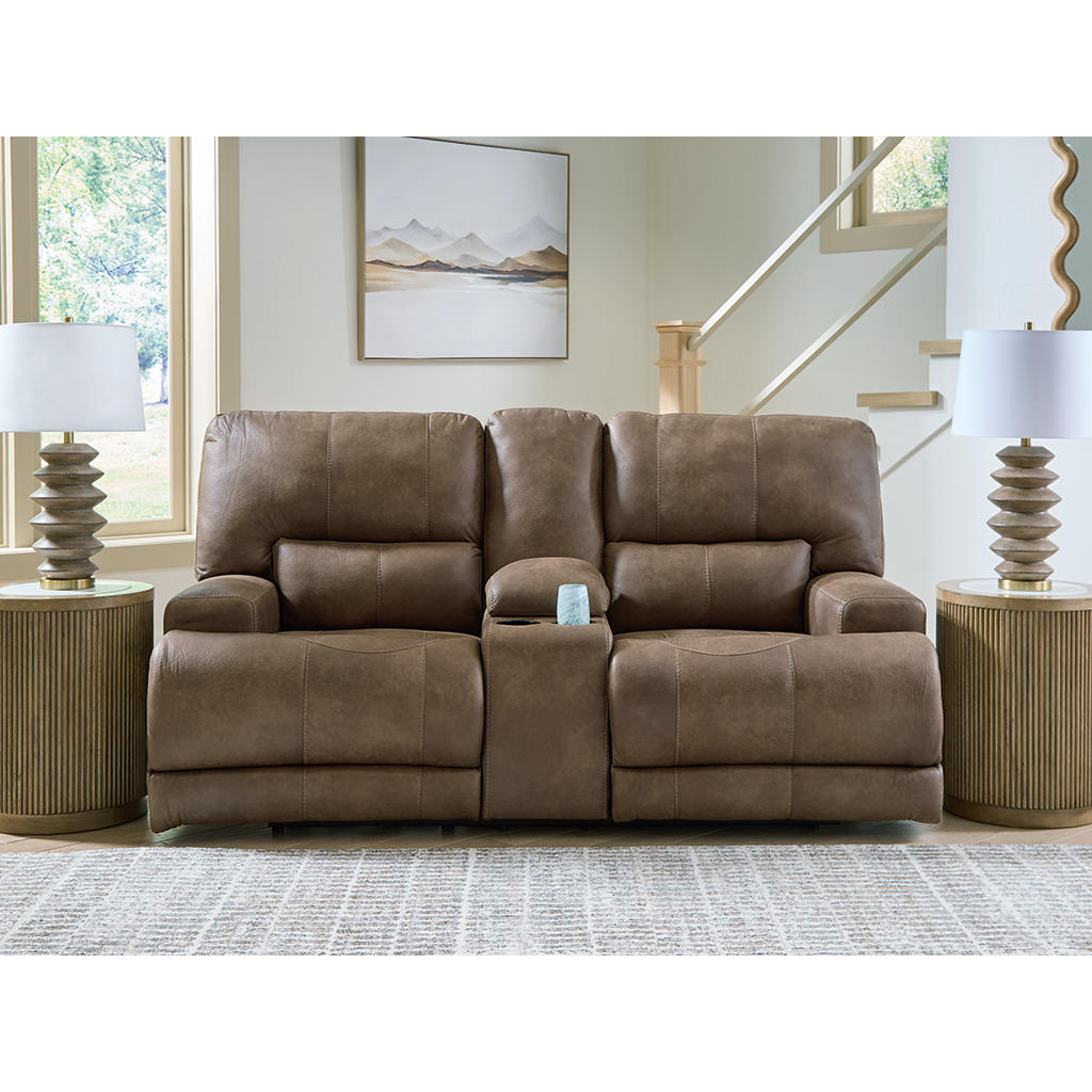Beckley Place Power Reclining Loveseat with Console Signature Design by Ashley® Living Room