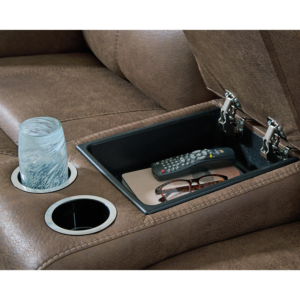 Beckley Place Power Reclining Loveseat with Console Signature Design by Ashley® Living Room