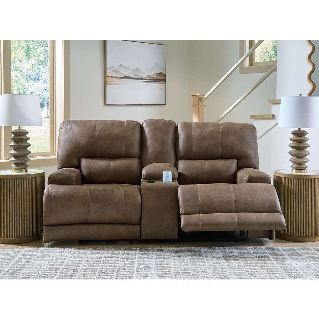 Beckley Place Power Reclining Loveseat with Console Signature Design by Ashley® Living Room