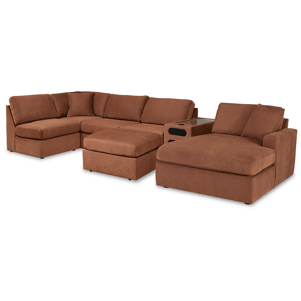 Modmax 6-Piece Sectional with Chaise and Ottoman