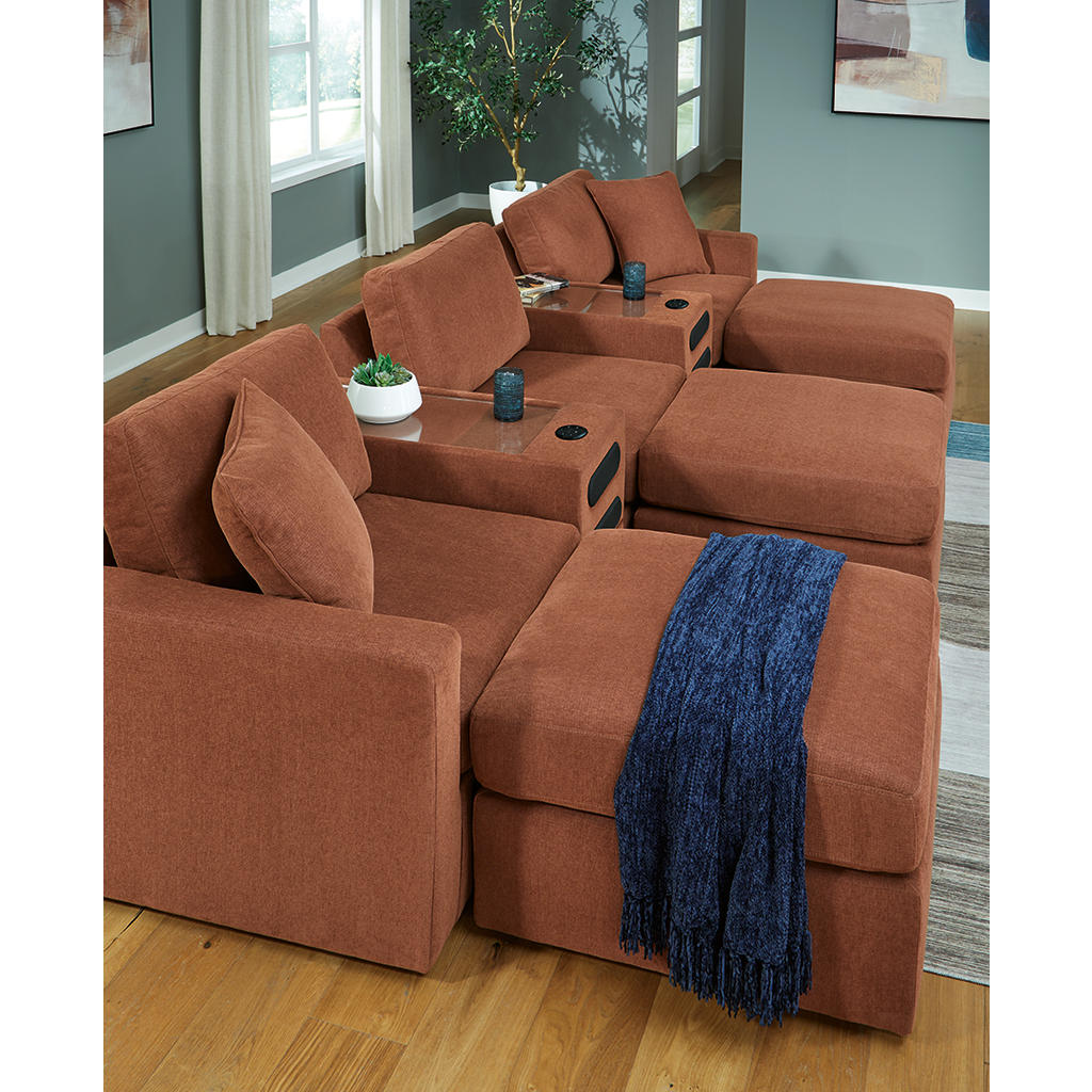 Modmax 5-Piece Sectional and 3 Ottomans Signature Design by Ashley® Uncategorized