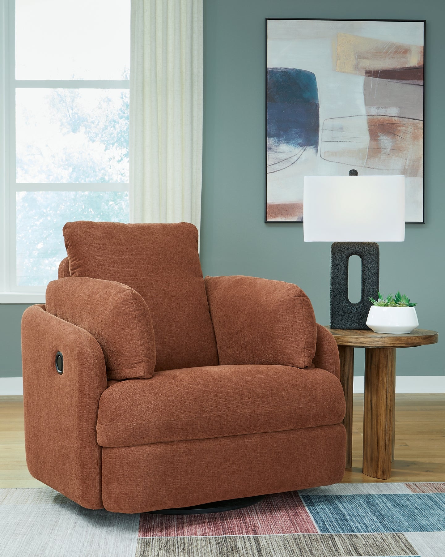 Modmax 6-Piece Sectional and Swivel Glider Recliner