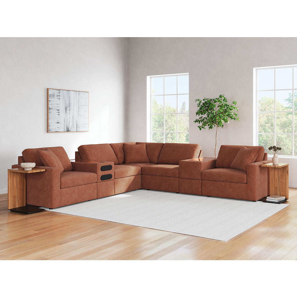 Modmax 7-Piece Balanced Sectional with Audio and Storage Consoles Signature Design by Ashley® Living Room