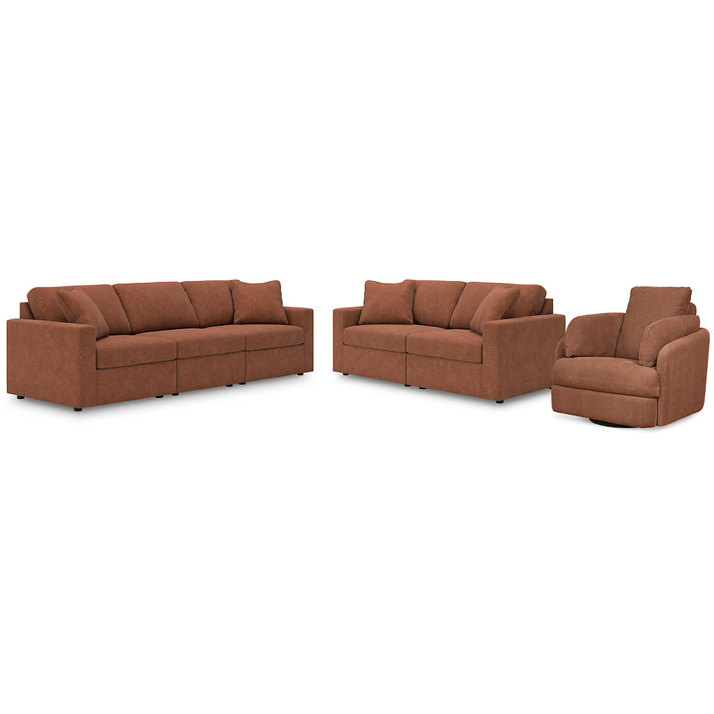 Modmax 3-Piece Sectional Sofa, 2-Piece Sectional Loveseat and Swivel Glider Recliner Signature Design by Ashley® Uncategorized