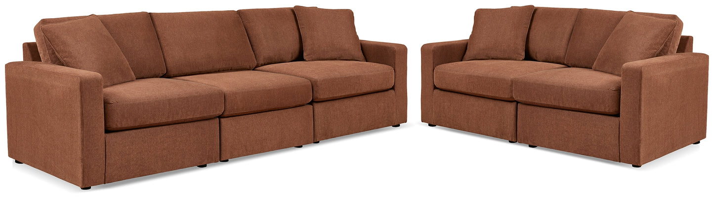 Modmax 3-Piece Sectional Sofa and 2-Piece Sectional Loveseat