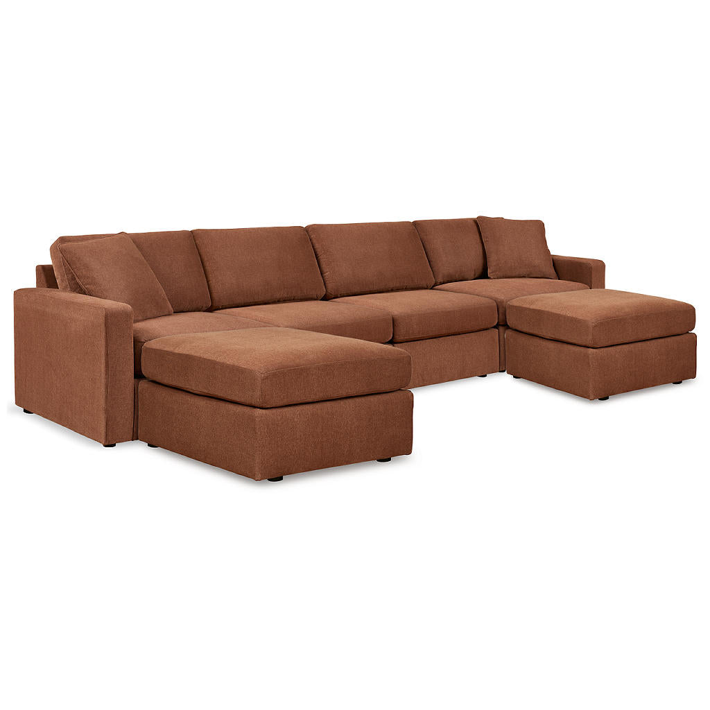 Modmax 4-Piece Sectional and 2 Ottomans Signature Design by Ashley® Uncategorized