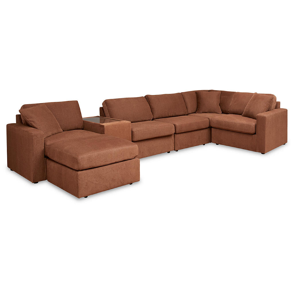 Modmax 6-Piece Sectional and Ottoman Signature Design by Ashley® Uncategorized
