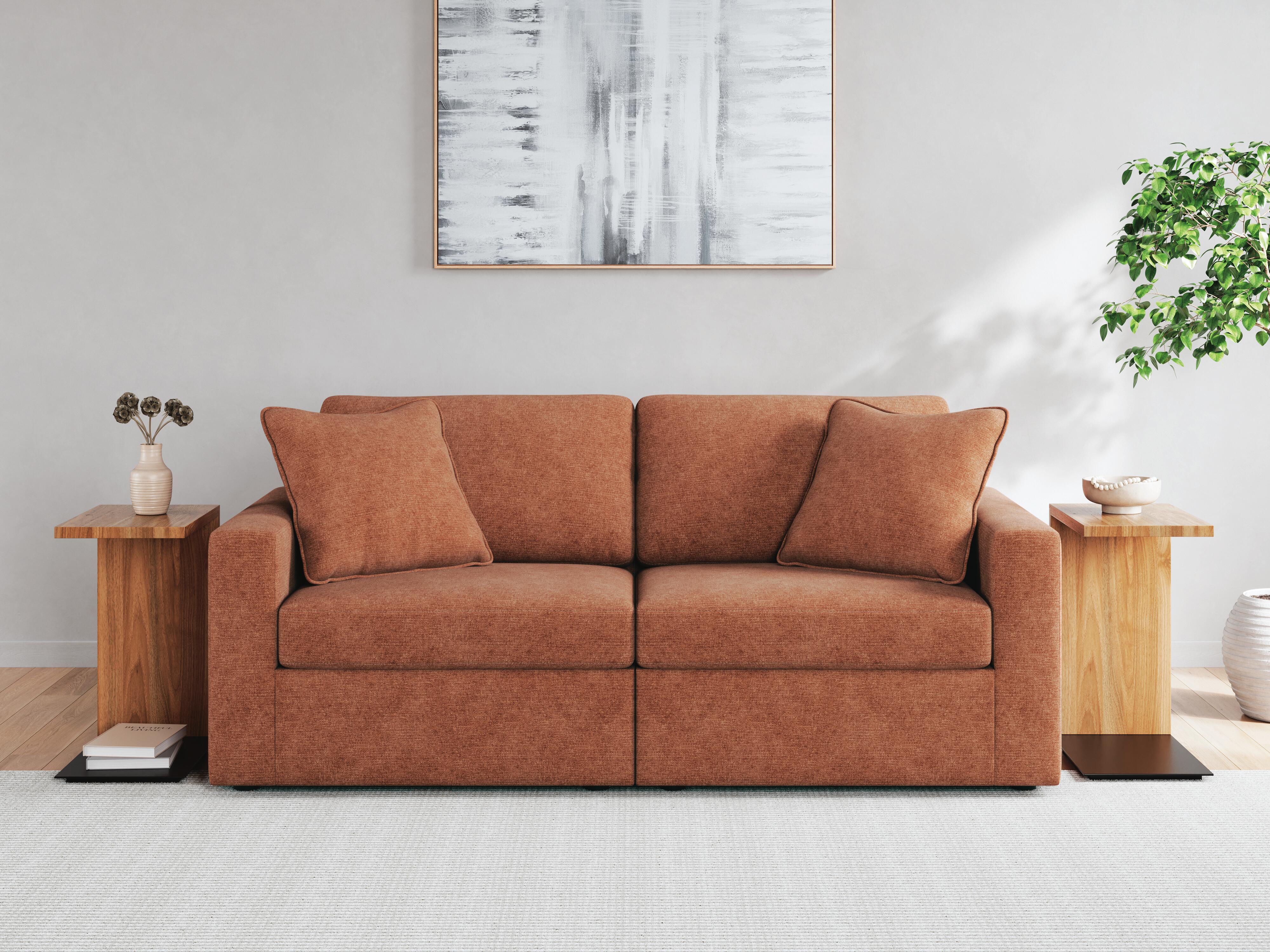 Modmax 7-Piece Modular Sectional and 2 Ottomans — Pit Build Signature Design by Ashley® Living Room