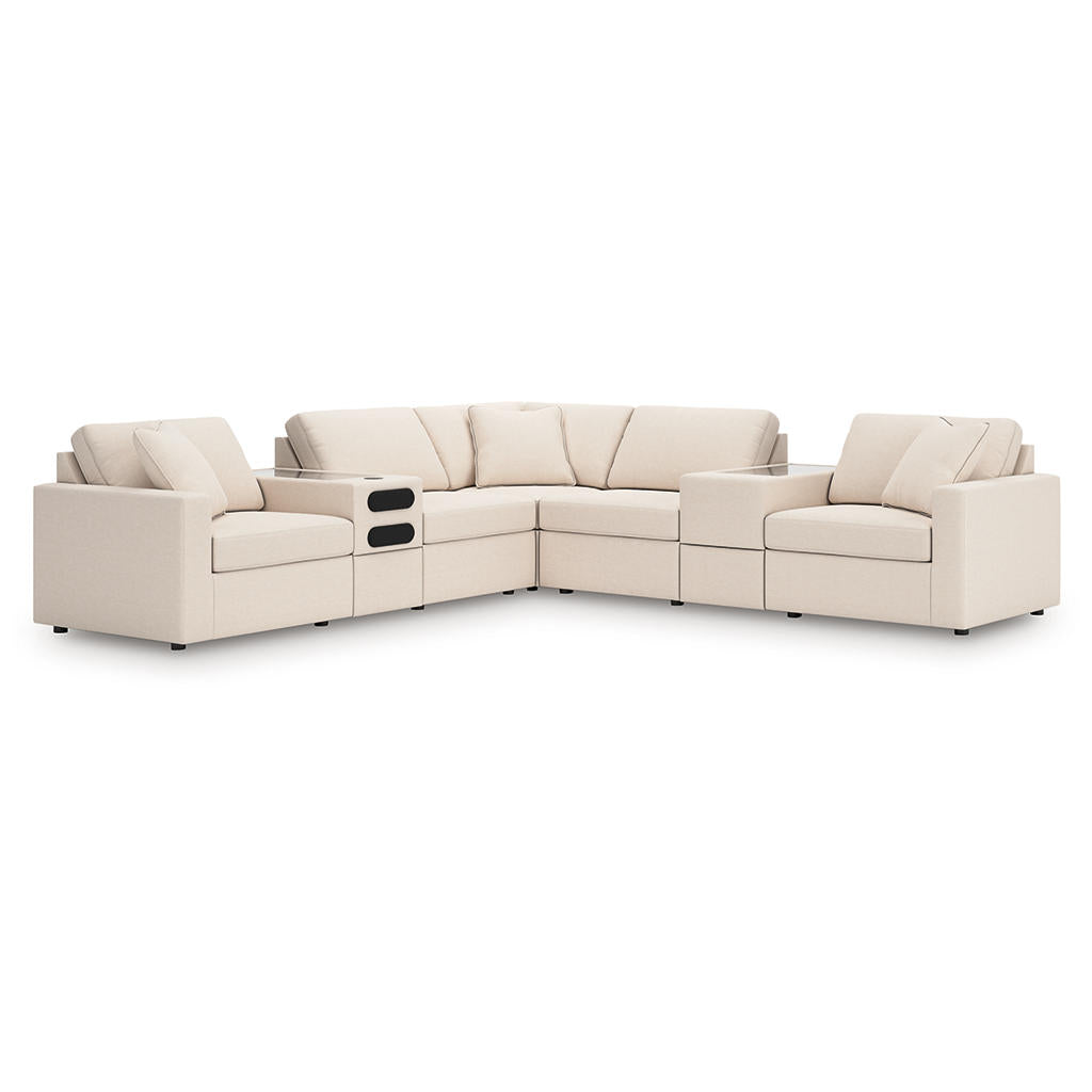 Modmax 7-Piece Balanced Sectional with Audio and Storage Consoles Signature Design by Ashley® Living Room