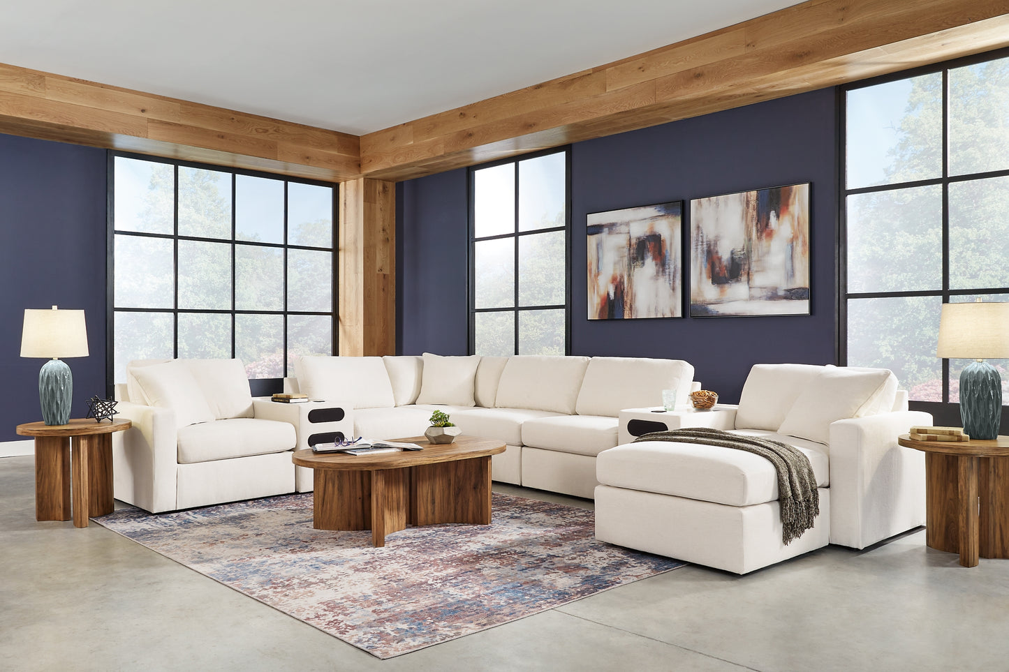 Modmax 4-Piece Sectional and Ottoman