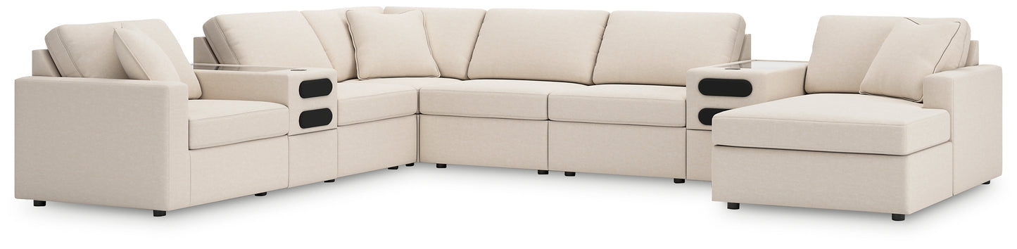 Modmax 8-Piece Sectional with Audio System and Chaise