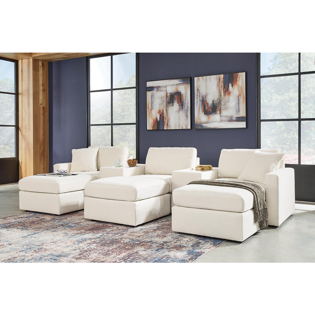 Modmax 5-Piece Sectional and 3 Ottomans Signature Design by Ashley® Uncategorized
