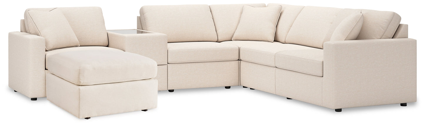 Pillar Peak 6-Piece Sectional with Ottoman