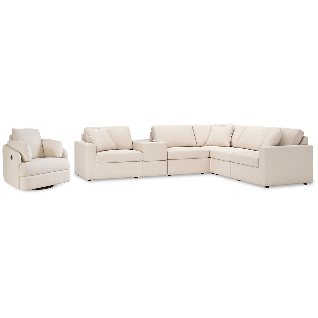 Modmax 6-Piece Sectional and Swivel Glider Recliner Signature Design by Ashley® Uncategorized