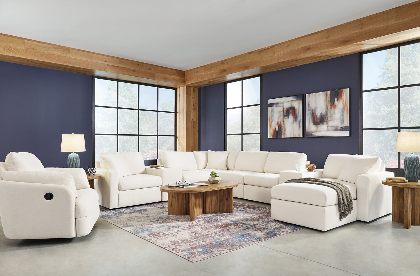 Pillar Peak 6-Piece Sectional with Recliner
