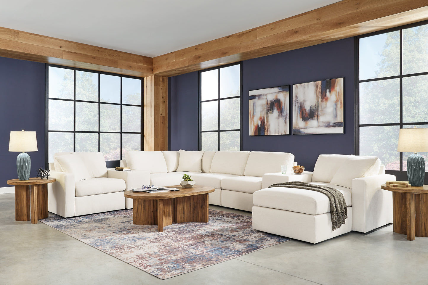 Modmax 8-Piece Sectional and 2 Ottomans