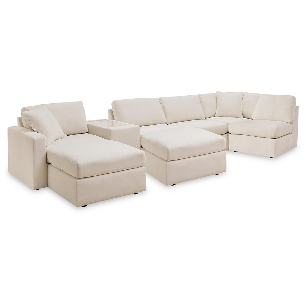 Modmax 6-Piece Sectional and 2 Ottomans Signature Design by Ashley® Uncategorized