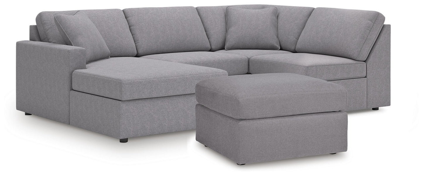 Modmax 4-Piece Modular Sectional and Oversized Ottoman Signature Design by Ashley® Living Room