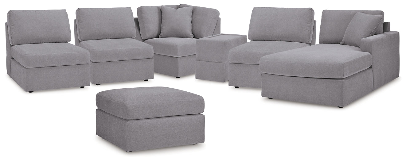 Modmax 6-Piece Sectional with Chaise and Ottoman