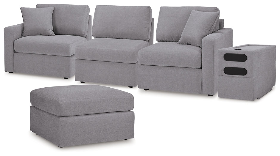 Modmax 4-Piece Sectional and Ottoman