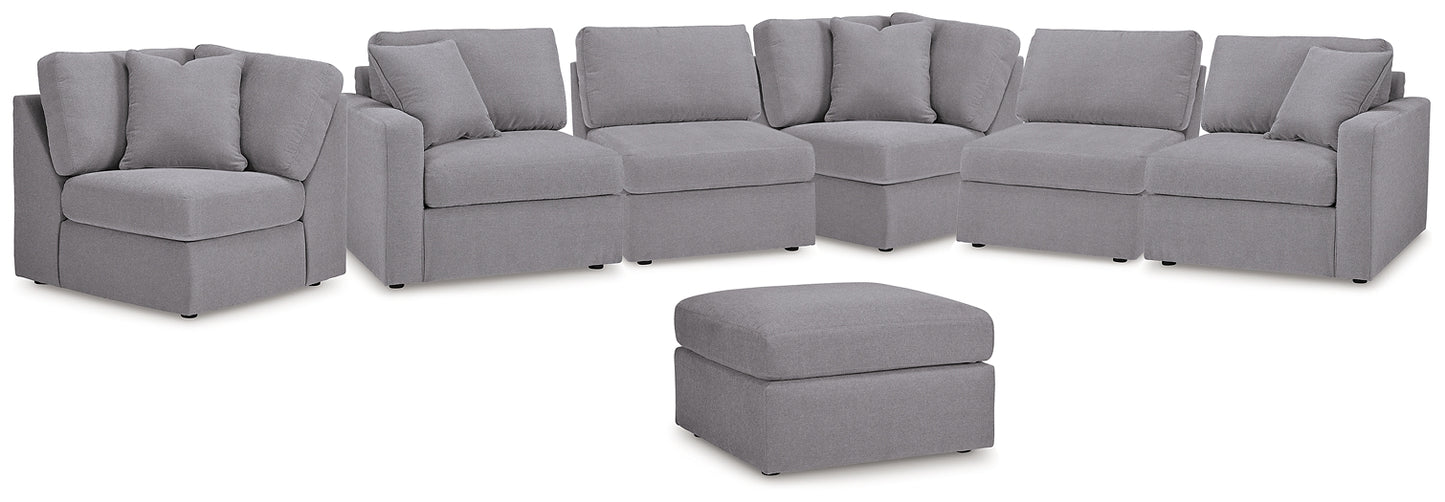 Modmax 6-Piece Sectional and Ottoman