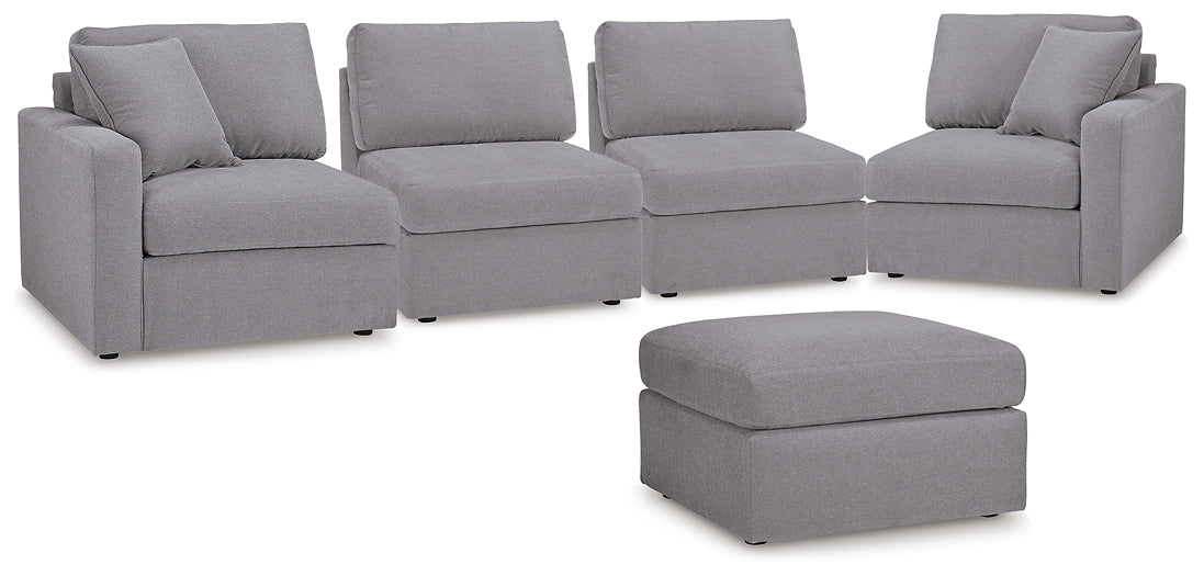 Modmax 4-Piece Sectional and Ottoman