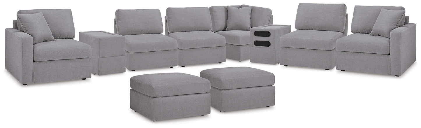 Modmax 8-Piece Sectional and 2 Ottomans