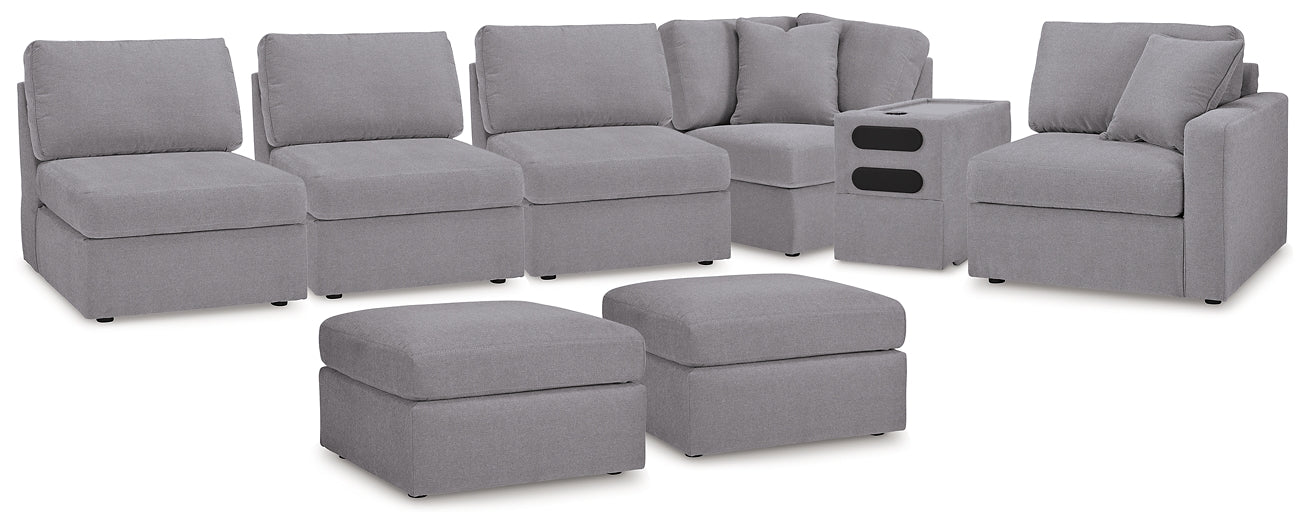 Modmax 6-Piece Sectional and 2 Ottomans