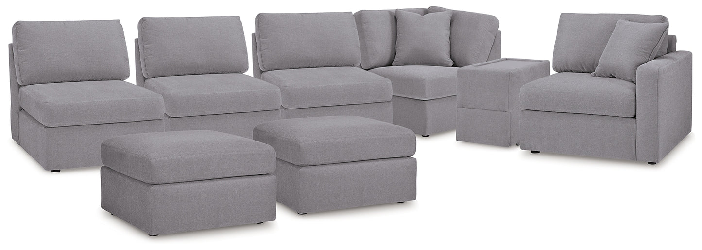 Modmax 6-Piece Sectional and 2 Ottomans