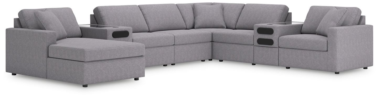 Modmax 8-Piece Sectional with Audio System and Chaise