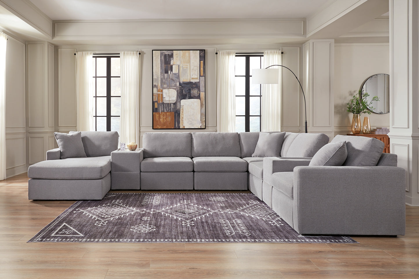 Modmax 8-Piece Sectional with Chaise