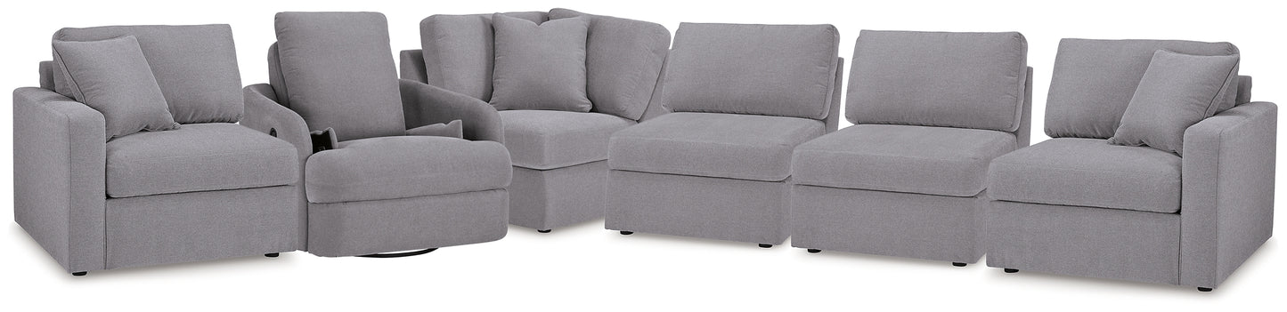 Modmax 5-Piece Sectional and Swivel Glider Recliner