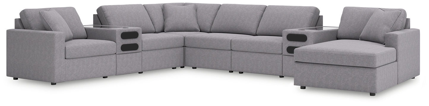 Modmax 8-Piece Sectional with Audio System and Chaise