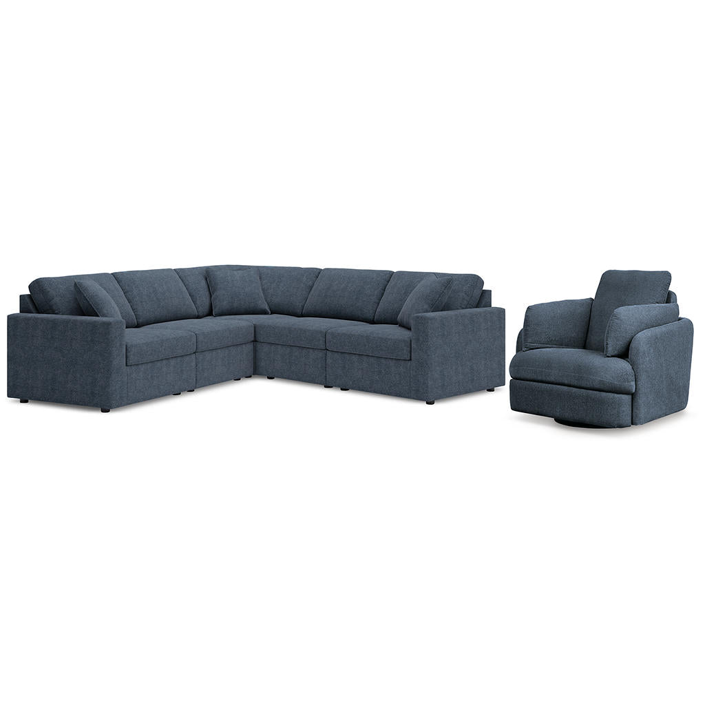 Modmax 5-Piece Sectional and Swivel Glider Recliner Signature Design by Ashley® Uncategorized