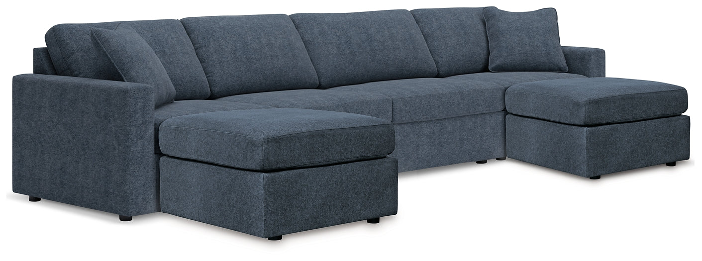 Modmax 4-Piece Sectional and 2 Ottomans