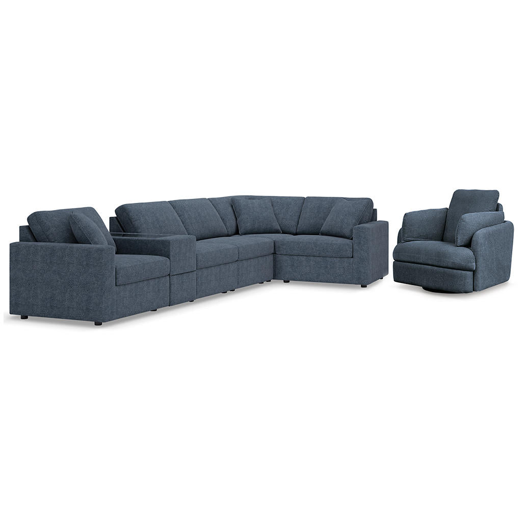 Modmax 6-Piece Sectional and Swivel Glider Recliner Signature Design by Ashley® Uncategorized