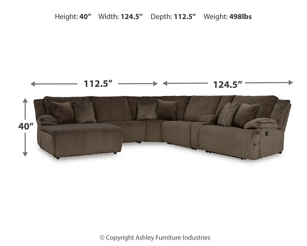 Top Tier 6-Piece Sectional with Recliner
