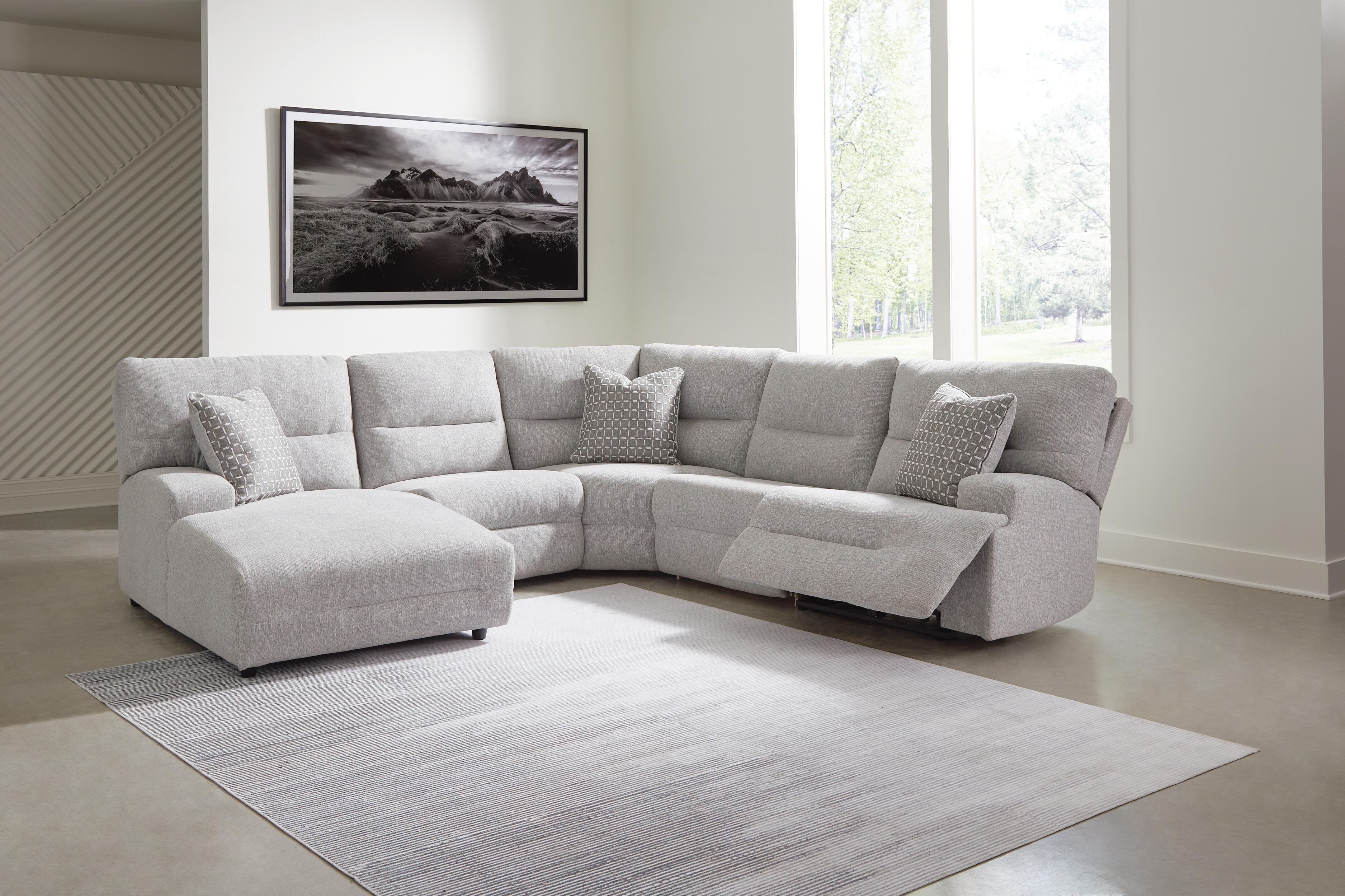 Acklen Place 5-Piece Power Reclining Sectional with Chaise