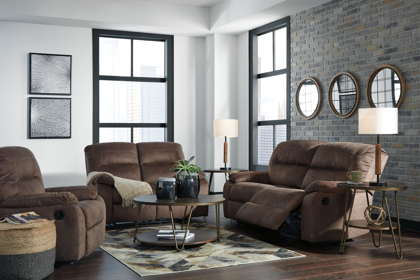 Bolzano Reclining Sofa and Loveseat with Recliner