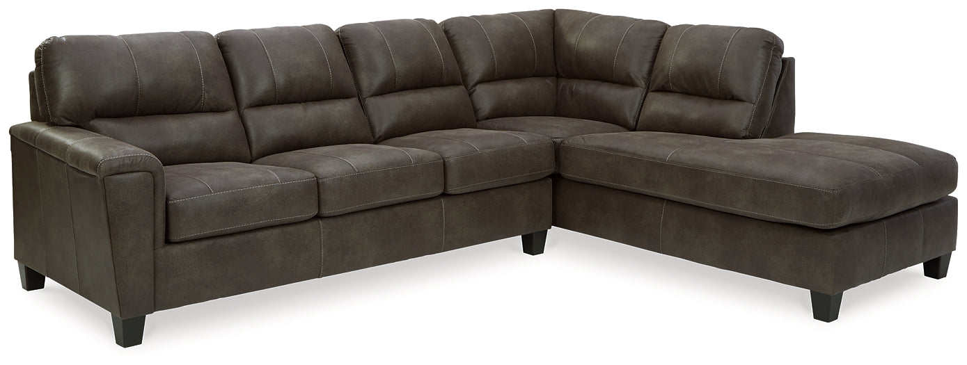 Navi 2-Piece Sectional and Ottoman