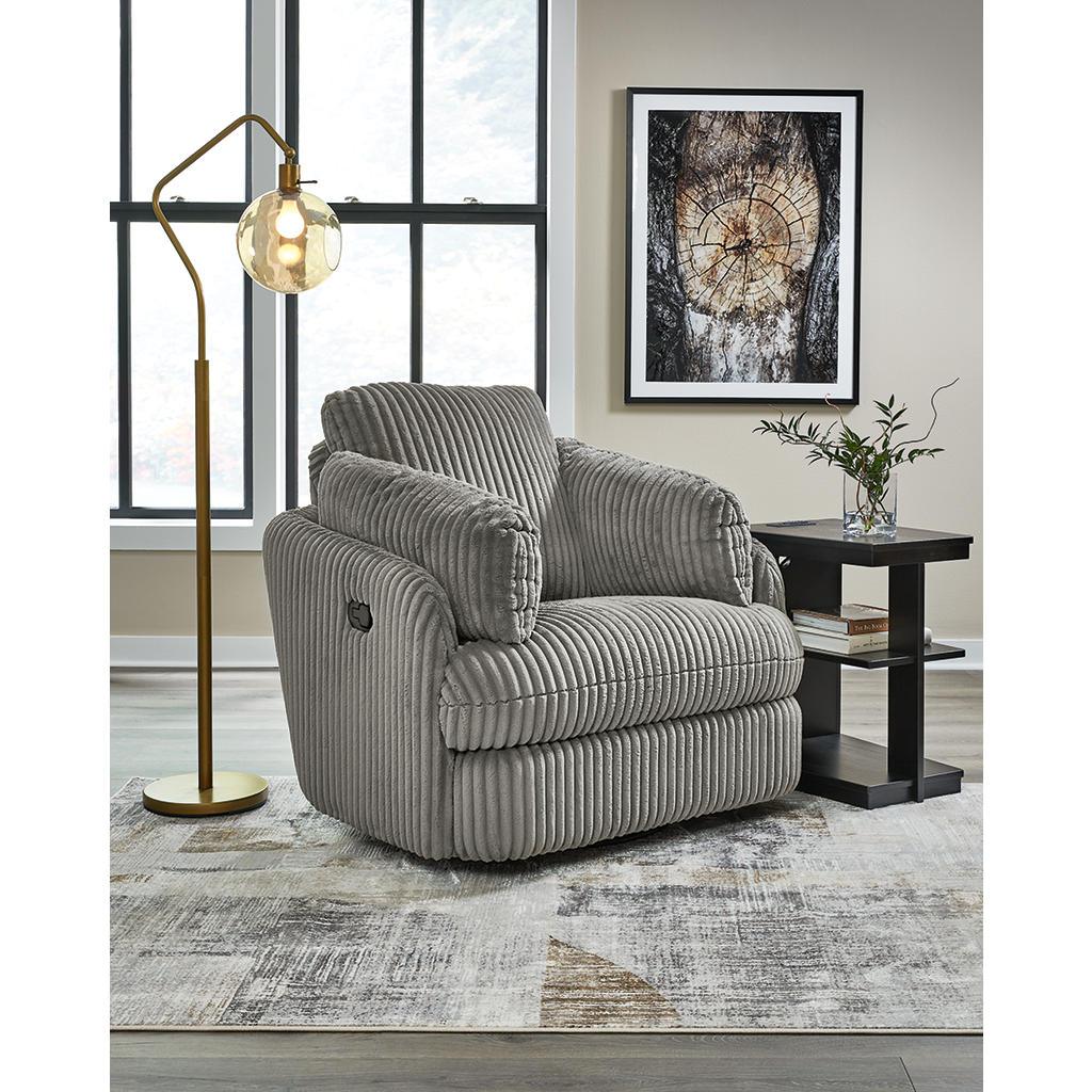 Tie-Breaker Swivel Glider Recliner — Fog Signature Design by Ashley® Living Room