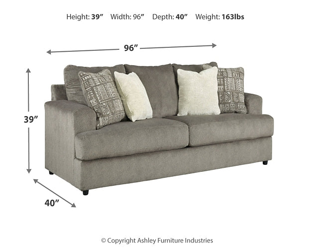 Soletren Sofa, Loveseat and Accent Chair