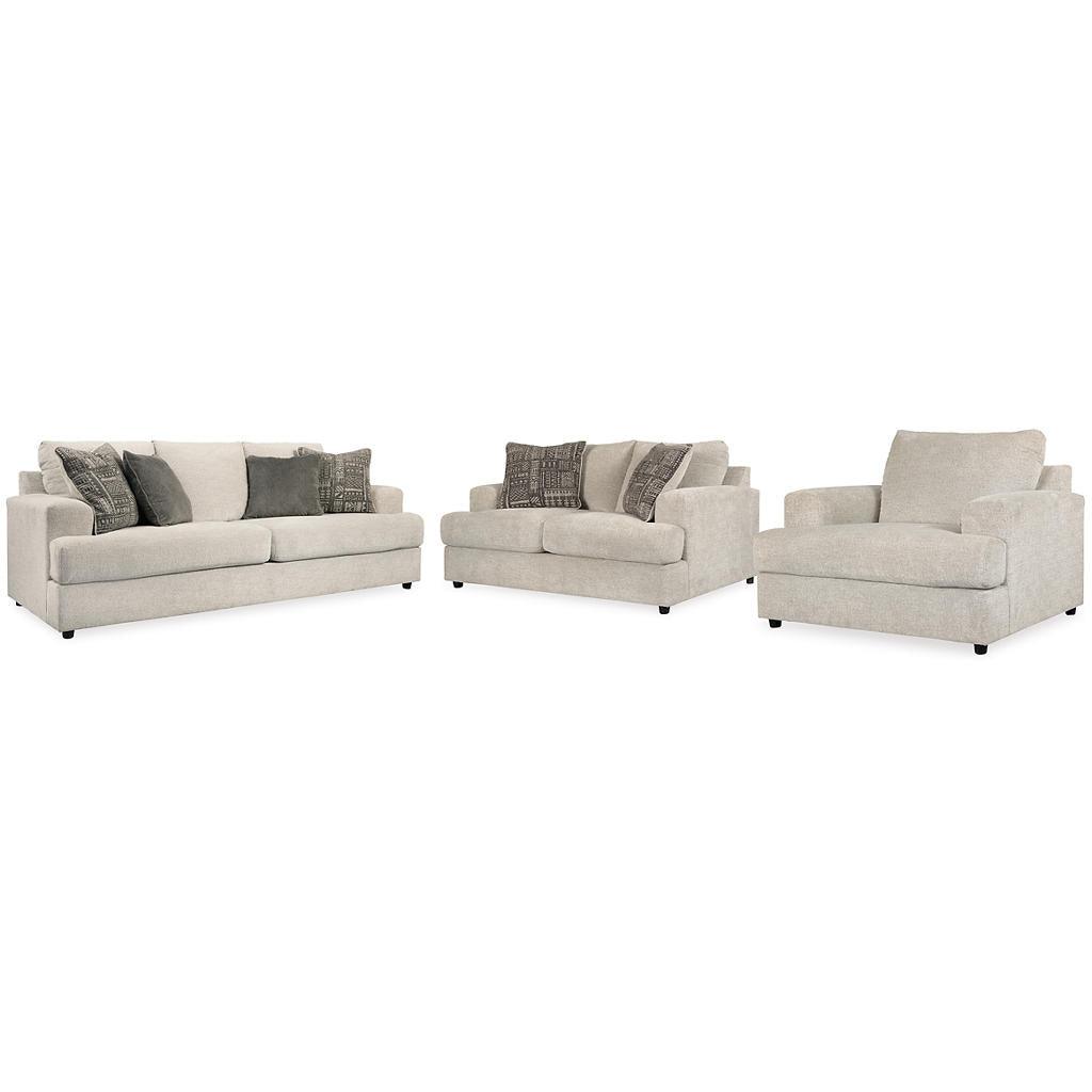 Soletren Sofa, Loveseat And Oversized Chair — Stone Set Signature Design by Ashley® Uncategorized
