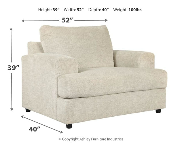 Soletren Sofa, Loveseat, Oversized Chair and Ottoman