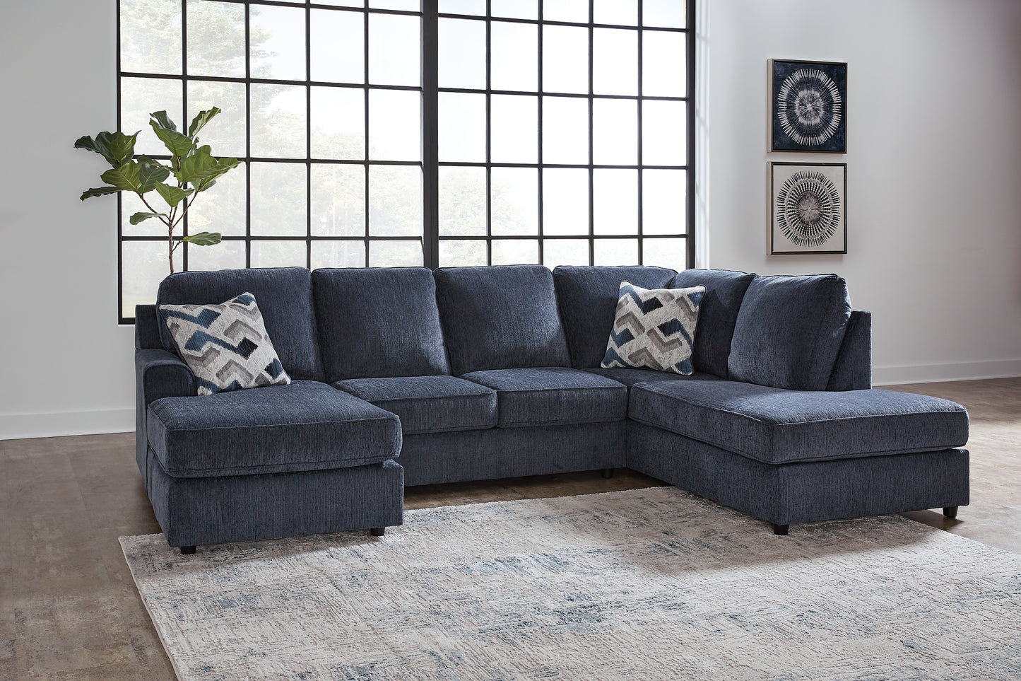 Albar Place 2-Piece Sectional and Ottoman